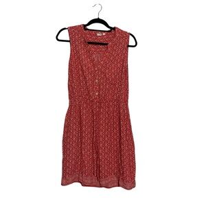 Gap Sleeveless Dress Drawstring Waist Pockets Size small